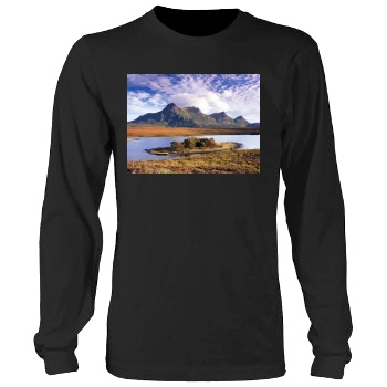 Mountains Men's Heavy Long Sleeve TShirt