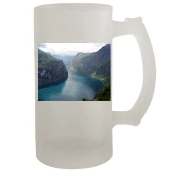 Mountains 16oz Frosted Beer Stein