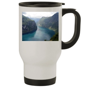 Mountains Stainless Steel Travel Mug