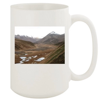 Mountains 15oz White Mug