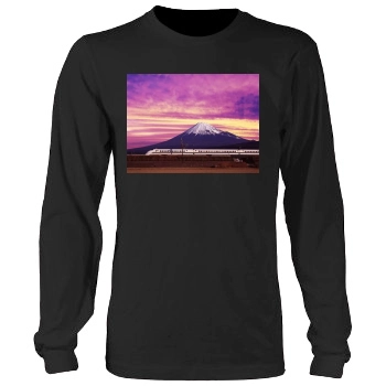 Mountains Men's Heavy Long Sleeve TShirt