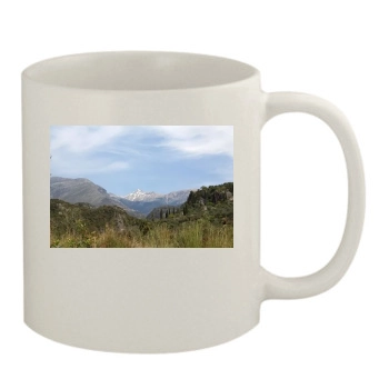 Mountains 11oz White Mug