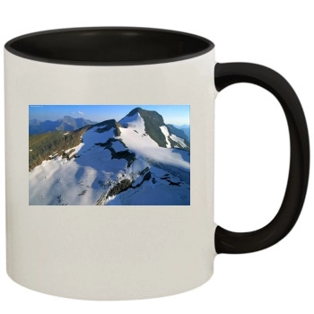 Mountains 11oz Colored Inner & Handle Mug