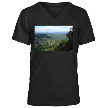 Mountains Men's V-Neck T-Shirt