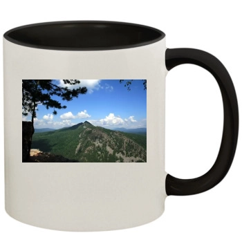 Mountains 11oz Colored Inner & Handle Mug