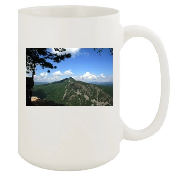 Mountains 15oz White Mug