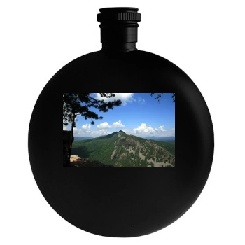 Mountains Round Flask