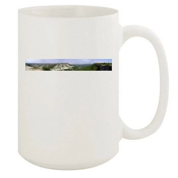 Mountains 15oz White Mug