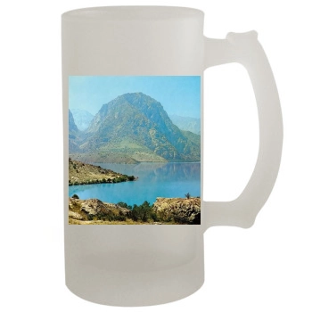 Mountains 16oz Frosted Beer Stein