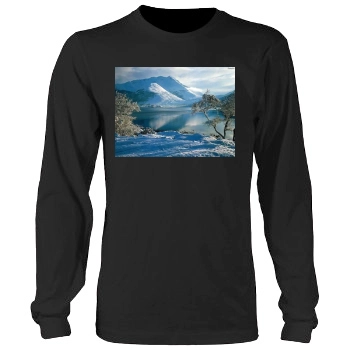 Mountains Men's Heavy Long Sleeve TShirt