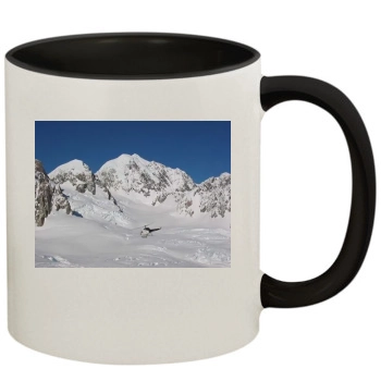 Mountains 11oz Colored Inner & Handle Mug