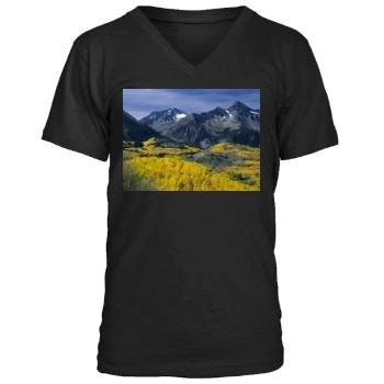 Mountains Men's V-Neck T-Shirt