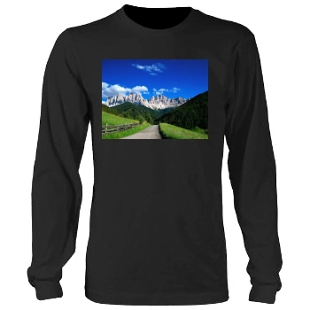 Mountains Men's Heavy Long Sleeve TShirt