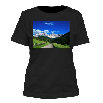 Mountains Women's Cut T-Shirt