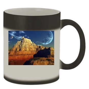 Mountains Color Changing Mug