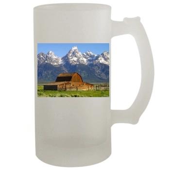 Mountains 16oz Frosted Beer Stein