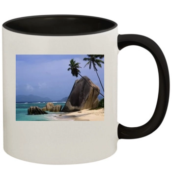 Mountains 11oz Colored Inner & Handle Mug