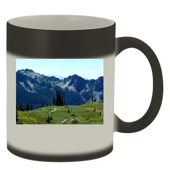 Mountains Color Changing Mug