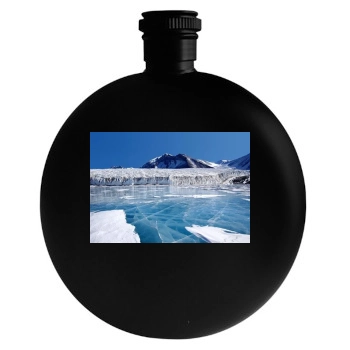 Mountains Round Flask