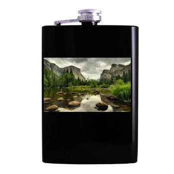 Mountains Hip Flask