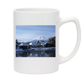 Mountains 14oz White Statesman Mug