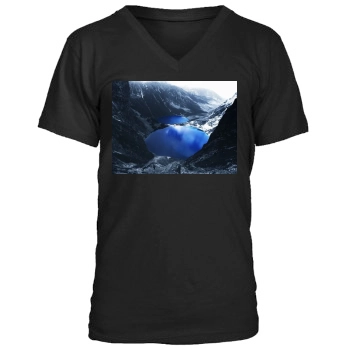 Mountains Men's V-Neck T-Shirt