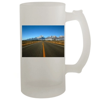 Mountains 16oz Frosted Beer Stein