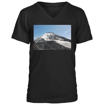 Volcanoes Men's V-Neck T-Shirt