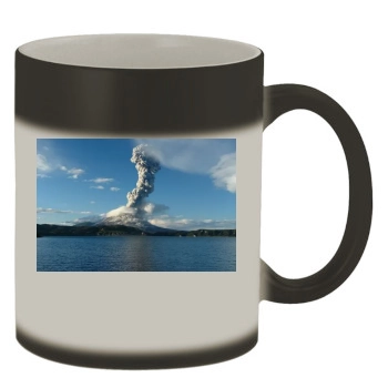 Volcanoes Color Changing Mug