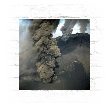 Volcanoes Metal Wall Art