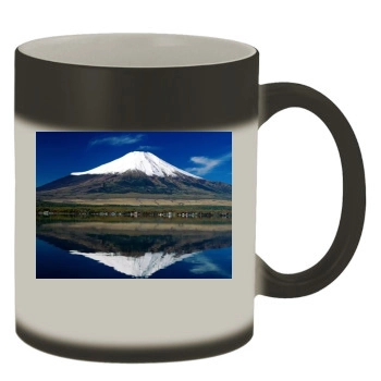 Volcanoes Color Changing Mug