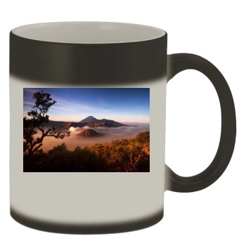 Volcanoes Color Changing Mug