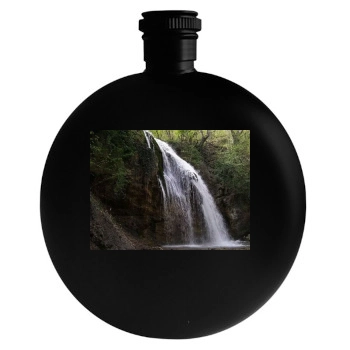 Waterfalls Round Flask