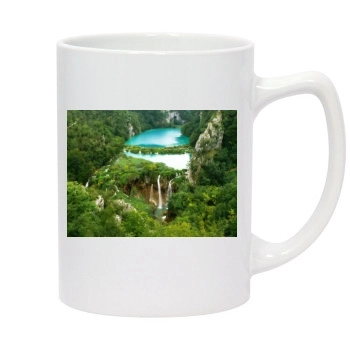 Waterfalls 14oz White Statesman Mug