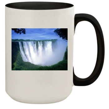 Waterfalls 15oz Colored Inner & Handle Mug