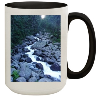 Waterfalls 15oz Colored Inner & Handle Mug