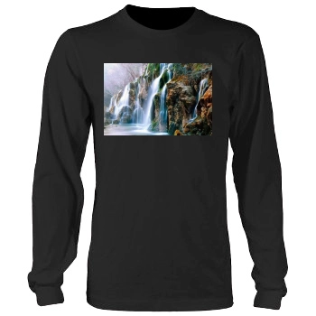 Waterfalls Men's Heavy Long Sleeve TShirt