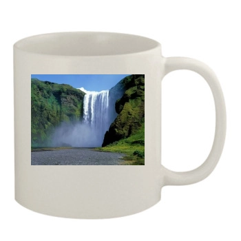 Waterfalls 11oz White Mug