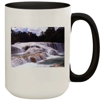 Waterfalls 15oz Colored Inner & Handle Mug