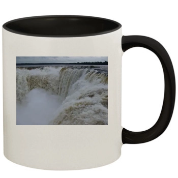 Waterfalls 11oz Colored Inner & Handle Mug