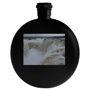 Waterfalls Round Flask