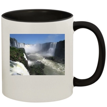 Waterfalls 11oz Colored Inner & Handle Mug