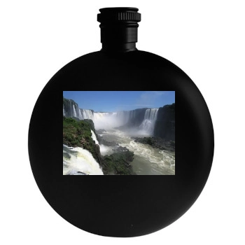 Waterfalls Round Flask