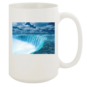 Waterfalls 15oz White Mug