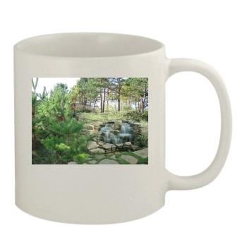 Waterfalls 11oz White Mug