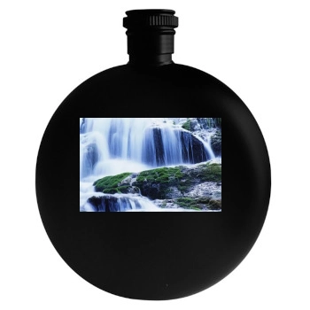 Waterfalls Round Flask