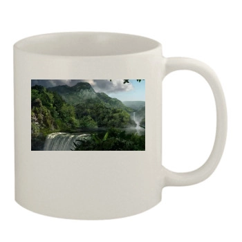 Waterfalls 11oz White Mug