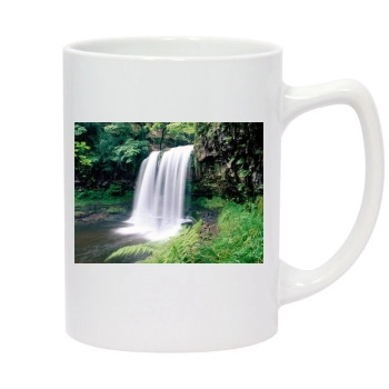 Waterfalls 14oz White Statesman Mug