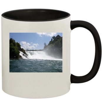 Waterfalls 11oz Colored Inner & Handle Mug