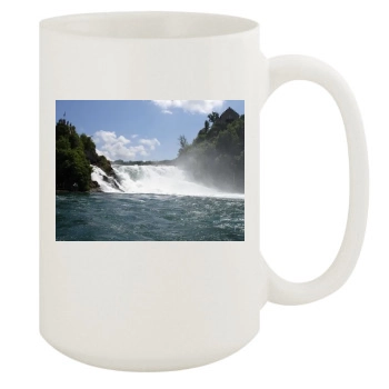 Waterfalls 15oz White Mug